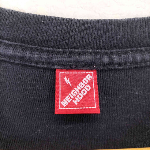 ネイバーフッド NEIGHBORHOOD ロゴプリントクルーネックTシャツ メンズ
