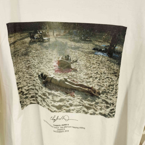 ジョンメイソンスミス JOHN MASON SMITH Cheryl Dunn NAPPING CHILLING T-SHIRT レディース JPN:XL