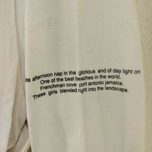 ジョンメイソンスミス JOHN MASON SMITH Cheryl Dunn NAPPING CHILLING T-SHIRT レディース JPN:XL