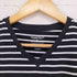 ネイバーフッド NEIGHBORHOOD ボーダー柄VネックTシャツ メンズ JPN:M