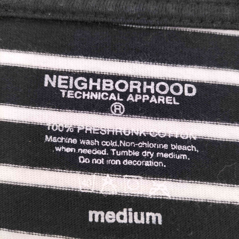 ネイバーフッド NEIGHBORHOOD ボーダー柄VネックTシャツ メンズ JPN:M