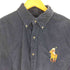 ラルフローレン RALPH LAUREN CLASSIC FIT ポロベア ポニー刺繍 コーデュロイ ボタンダウン シャツ メンズ import:L
