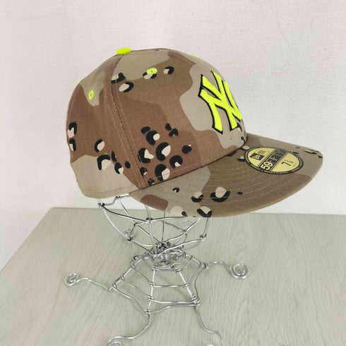 ニューエラ NEW ERA NY メジャーリーグ ベースボールキャップ チョコチップカモ メンズ 7 3/8