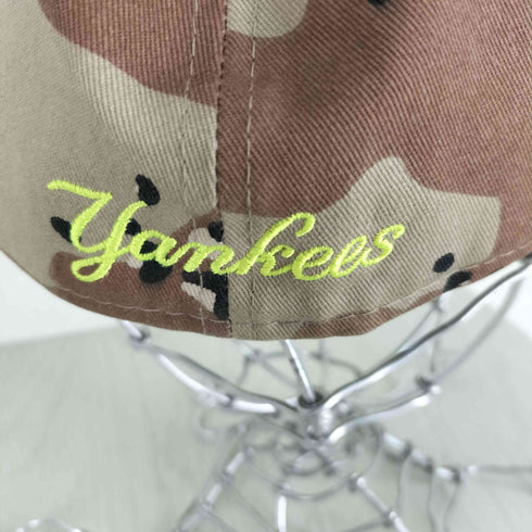 ニューエラ NEW ERA NY メジャーリーグ ベースボールキャップ チョコチップカモ メンズ 7 3/8