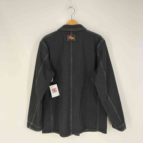 カールヘルム Karl Helmut ブラックデニム カバーオール ジャケット メンズ 4(L)