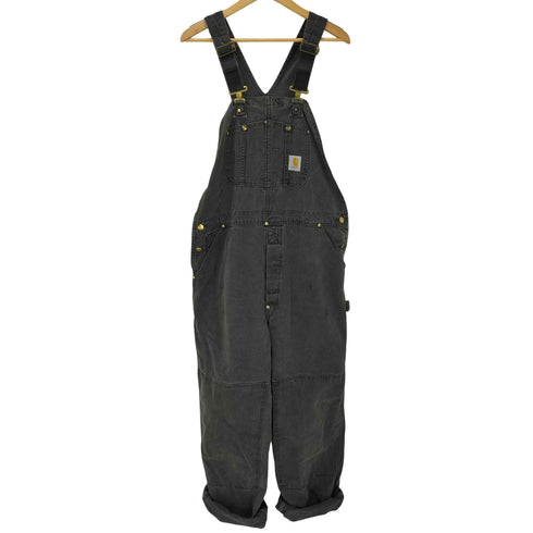 カーハート Carhartt USA製 ダック地 ダブルニーオーバーオール メンズ 40×34