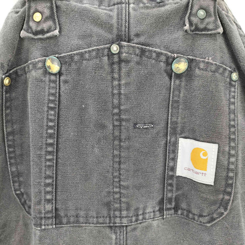 カーハート Carhartt USA製 ダック地 ダブルニーオーバーオール メンズ 40×34