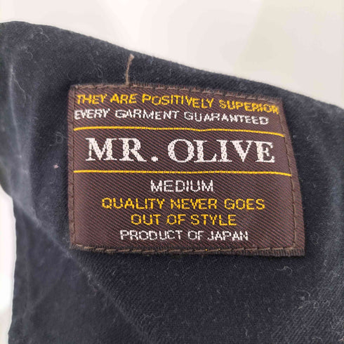 ミスターオリーブ MR.OLIVE RETRO POLYESTER TWILL / ONE PLEATS STA-PREST TAPERED PANTS メンズ M