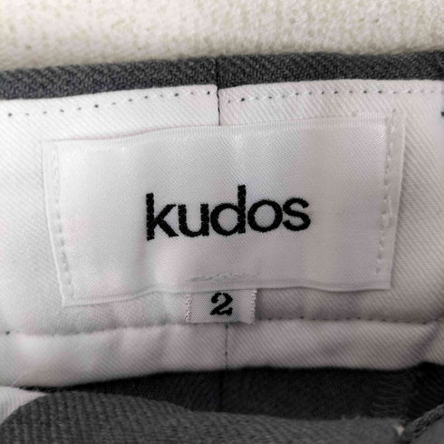 クードス KUDOS we DID it 裏地キュプラ テーパード スラックスパンツ メンズ JPN:2