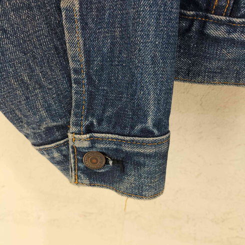 リーバイス Levis USA製 ボタン裏525 70505 0217 スモールe ケアタグ 移行期 デニムトラッカージャケット メンズ 46