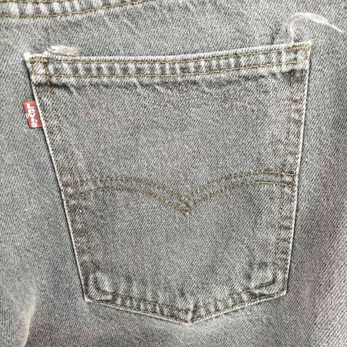 リーバイス Levis USA製 ボタン裏575刻印 40505 0259 先染め ブラックデニム メンズ 38inch