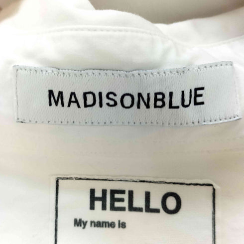 マディソンブルー MADISONBLUE LAW COLLAR マダム長袖シャツ レディース import:XS