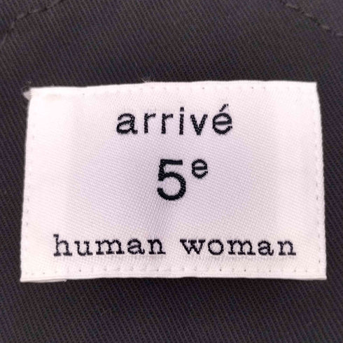 ヒューマンウーマン HUMAN WOMAN 21SS コットン 無地 オーバーオール レディース M