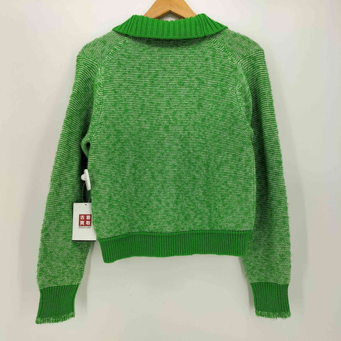 ヒューマンウーマン HUMAN WOMAN 22AW スラブ ツイード ニット レディース JPN:M