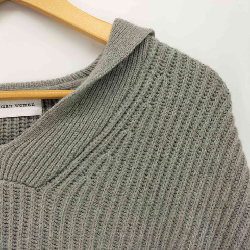 ヒューマンウーマン HUMAN WOMAN 21AW L/S プルオーバー ニット レディース JPN:M