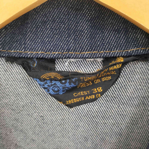 シアーズ Sears TOUGHSKINS PUT ON SHOP 70S ライトオンスデニムジャケット メンズ US:38