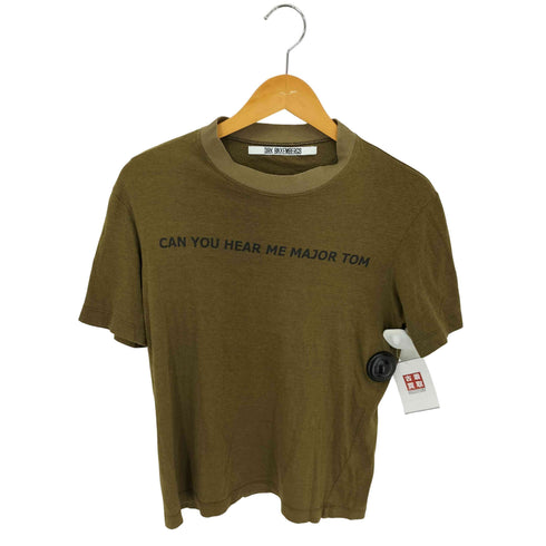 ダークビッケンバーグ DIRK BIKKEMBERGS 90S~00S MADE IN ITALY コットンモダールプリントクルーネックTシャツ Y2K メンズ