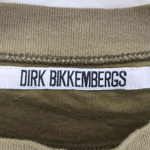 ダークビッケンバーグ DIRK BIKKEMBERGS 90S~00S MADE IN ITALY コットンモダールプリントクルーネックTシャツ Y2K メンズ