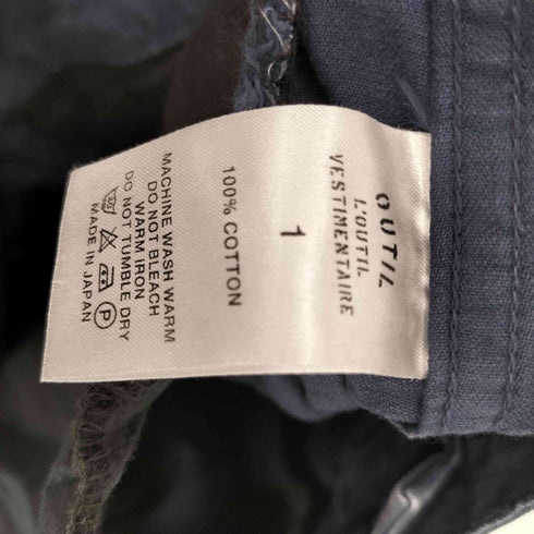 ウティ OUTIL M-47 PANTALON BLESLE ヘリンボーンカーゴパンツ メンズ JPN:1