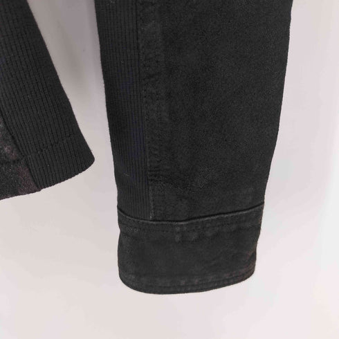 ノーアイディー NO ID. 12AW コーティングレザーフーデッドBLZ メンズ JPN:1