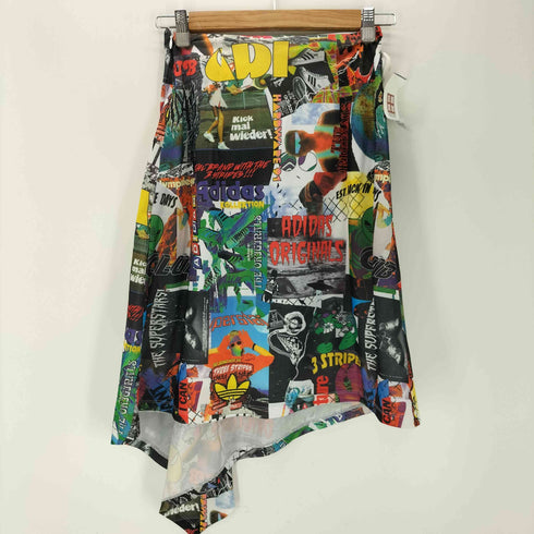 アディダスオリジナルス adidas Originals マルチカラー アシンメトリースカート レディース JPN:XS