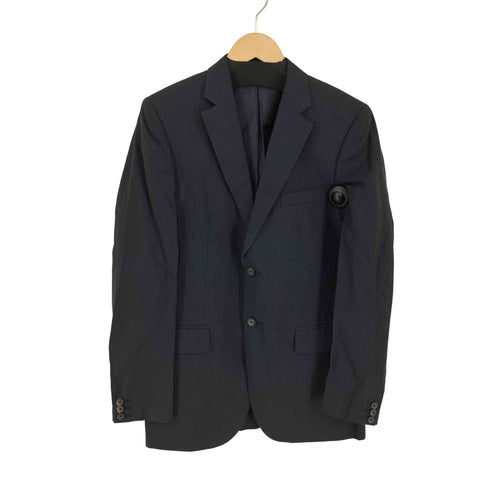 ジルサンダー JIL SANDER リネンモヘア ストライプテーラードジャケット メンズ EUR:46