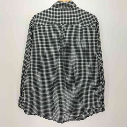 ノーティカ NAUTICA 80-90s チェック柄 ボタンダウン ロングスリーブシャツ メンズ import:L