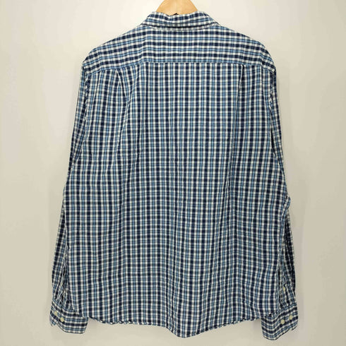ノーティカ NAUTICA 80-90s チェック柄 ボタンダウン ロングスリーブシャツ メンズ import:XL