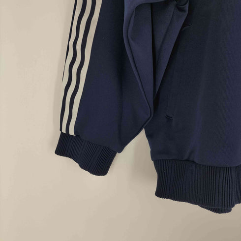 アディダス adidas 80-90s デサント製 ロゴ刺繍トラックジャケット メンズ