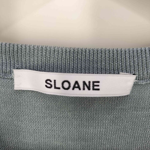 スローン SLOANE 18G天竺シルク Vネックニット レディース JPN:2