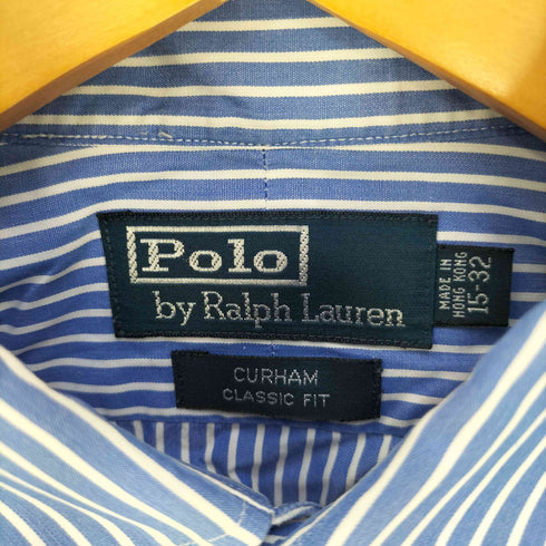 ポロバイラルフローレン Polo by RALPH LAUREN CURHAM ニーポニー ストライプシャツ メンズ 15-32