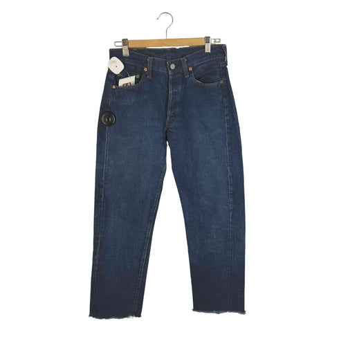 リーバイス Levis USA製 93年製 555刻印 bigE 501 バレンシア工場 110周年記念 裾カットオフ メンズ 30