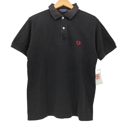 フレッドペリー FRED PERRY SPORTSWEAR ロゴ刺繍 ピュアコットン S/S ポロ シャツ メンズ import:M