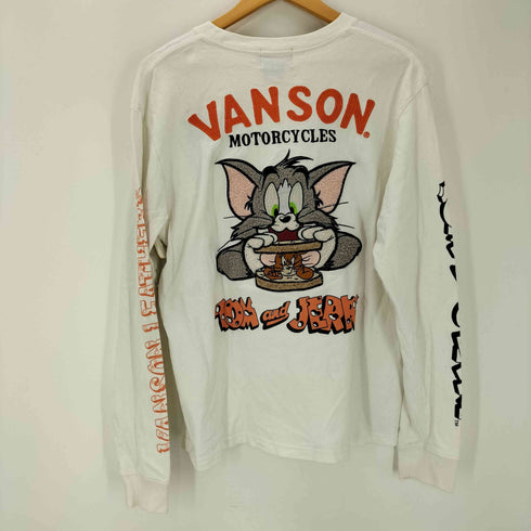 バンソン VANSON L/S キャラクターワッペンTシャツ メンズ JPN:L