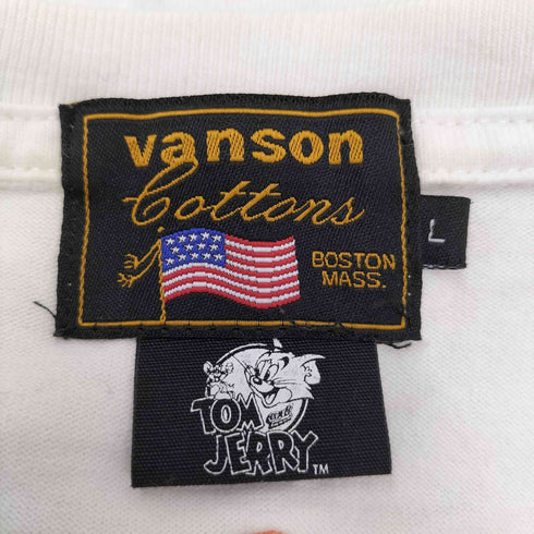 バンソン VANSON L/S キャラクターワッペンTシャツ メンズ JPN:L