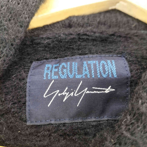 レギュレーションヨウジヤマモト REGULATION Yohji Yamamoto モヘヤ混ウールプルオーバーパーカー レディース JPN:2