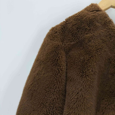 ザラ ZARA フェイクファージャケット レディース import:S