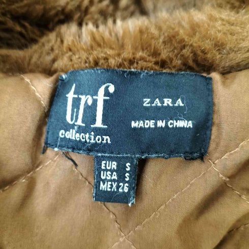 ザラ ZARA フェイクファージャケット レディース import:S
