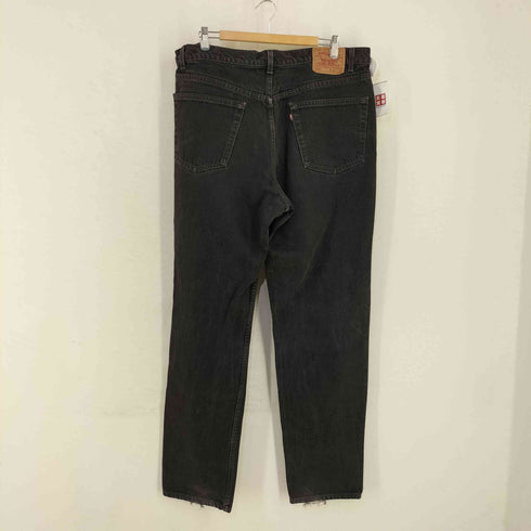 リーバイス Levis USA製 ボタン裏585刻印 550 後染め ブラック テーパードデニムパンツ メンズ 40inch