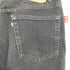 リーバイス Levis USA製 ボタン裏585刻印 550 後染め ブラック テーパードデニムパンツ メンズ 40inch