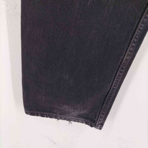 リーバイス Levis USA製 ボタン裏585刻印 550 後染め ブラック テーパードデニムパンツ メンズ 40inch