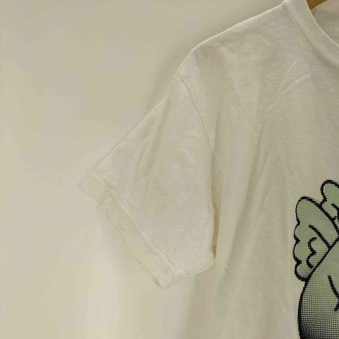 TAPPEI アーティスト 天使プリント クルーネックTシャツ メンズ