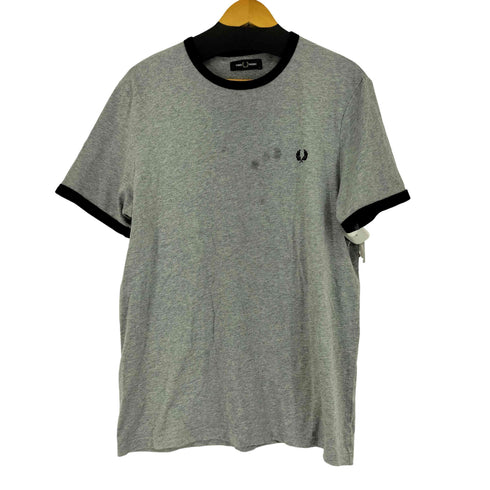 フレッドペリー FRED PERRY ロゴ刺繍 S/S リンガーTシャツ メンズ JPN:L