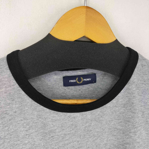 フレッドペリー FRED PERRY ロゴ刺繍 S/S リンガーTシャツ メンズ JPN:L