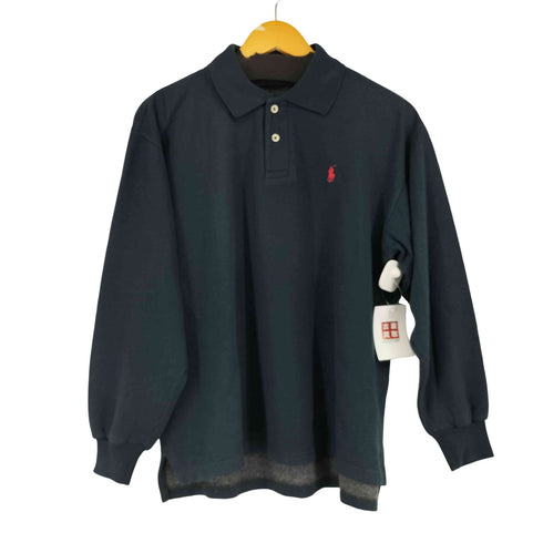 ポロバイラルフローレン Polo by RALPH LAUREN スモールポニー刺繍 MADE IN USA ポロスウェット プルオーバー メンズ import:M