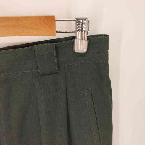 チェルッティ CERRUTI 1881 イタリア製 2タックサテンワイドスラックス メンズ