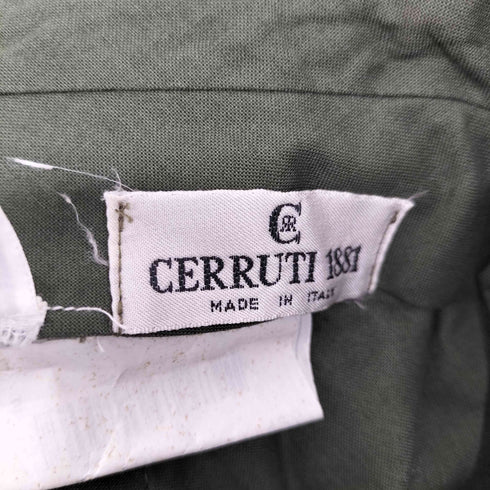チェルッティ CERRUTI 1881 イタリア製 センタープレスワイドスラックス メンズ