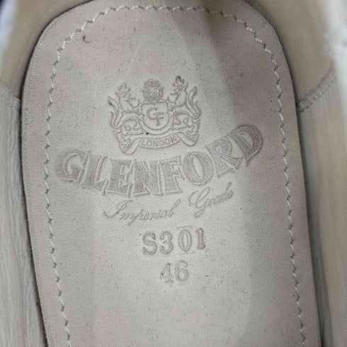GLENFORD スウェード モンクストラップシューズ メンズ 46