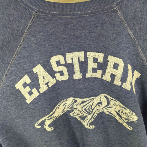 MADE IN USA フロント2段プリント ラグランスウェット EASTERN メンズ