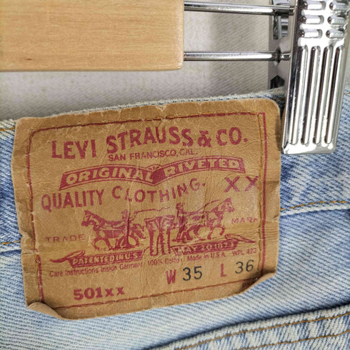 リーバイス Levis 552刻印 USA製 91年製 501xx ボタンフライデニムパンツ メンズ 35